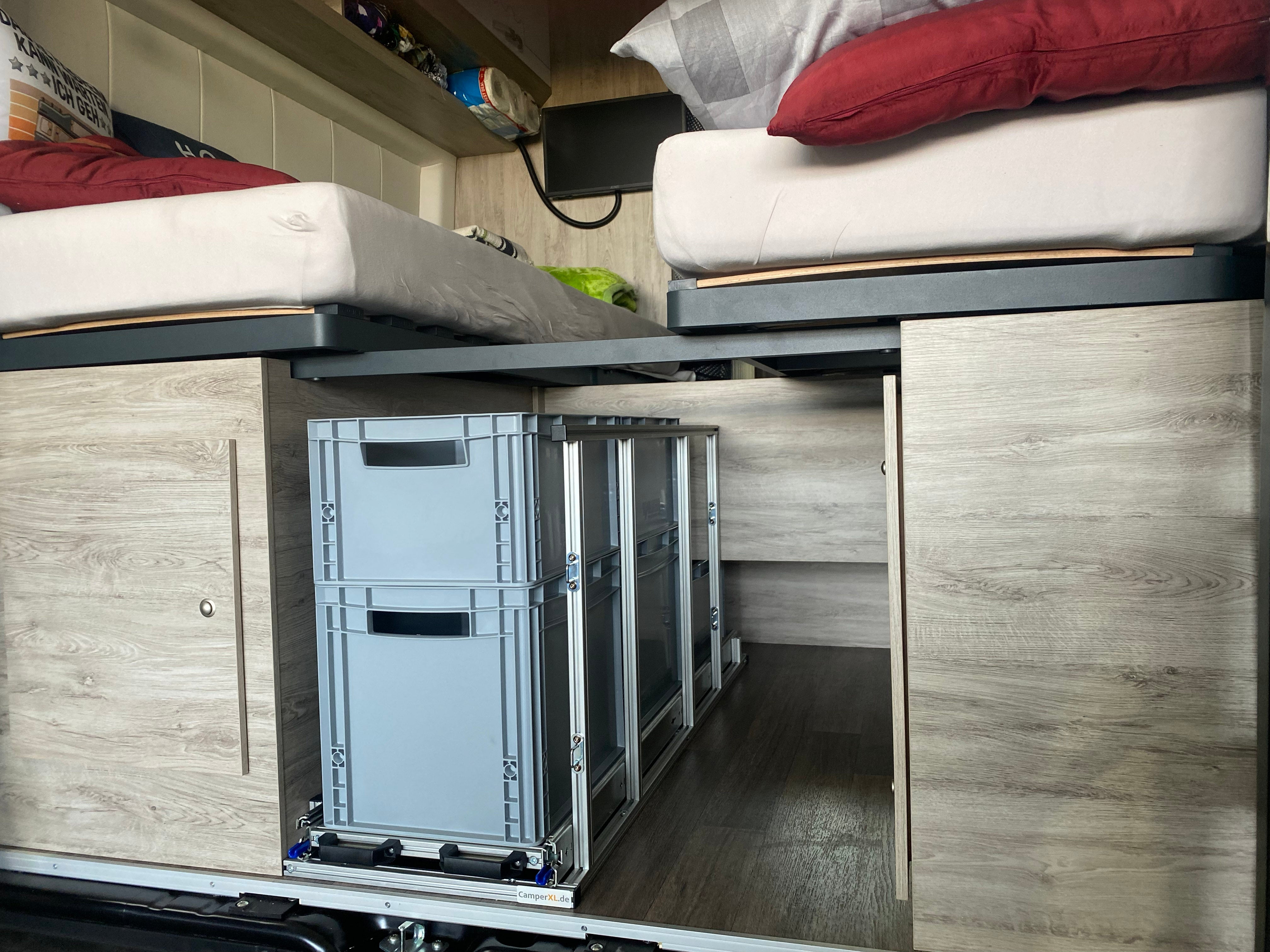 Rear pull-out camper van standard 1200mm x 800mm