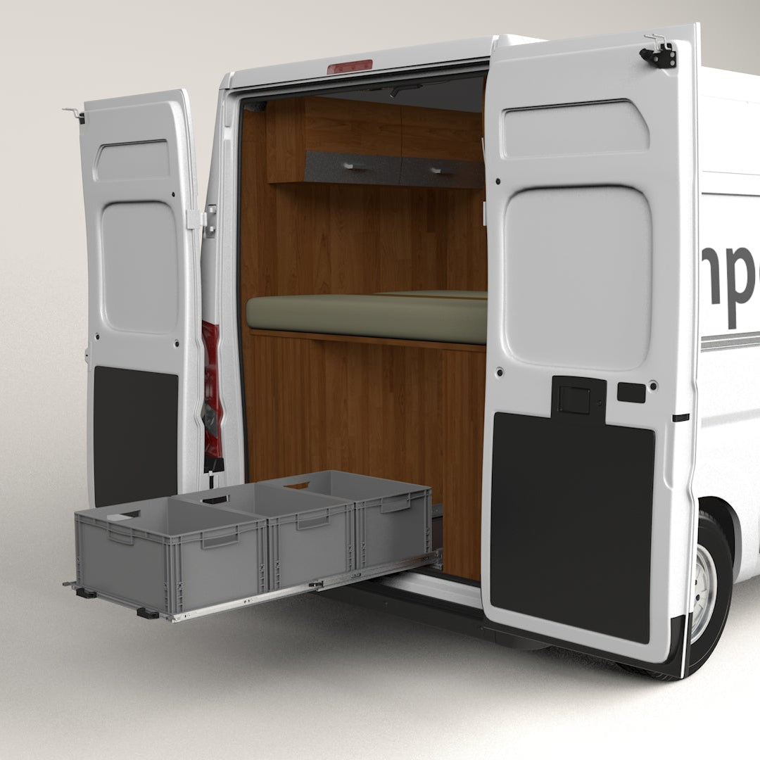 Rear pull-out camper van standard 1200mm x 600mm