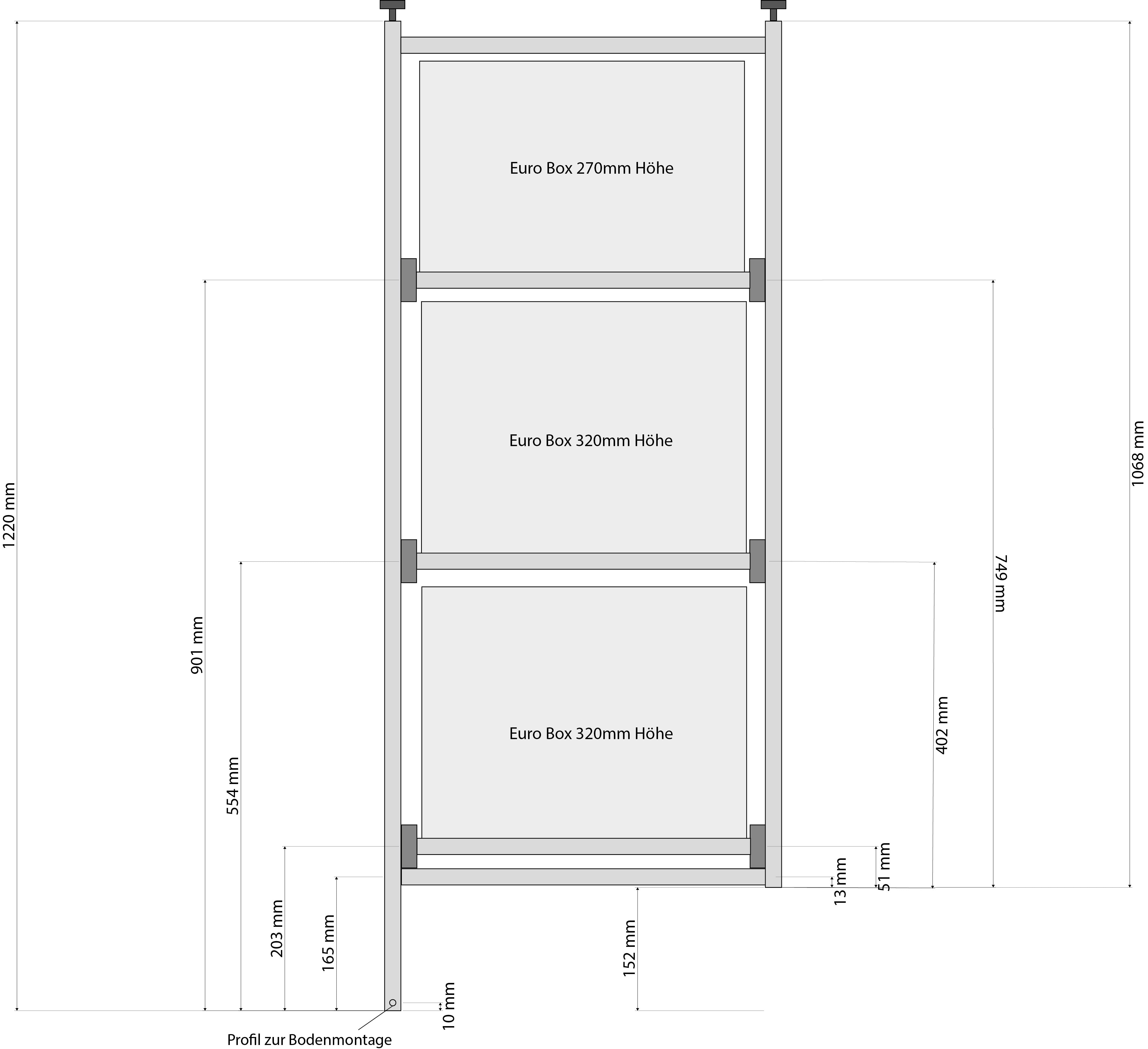 Chausson 640 camperkast met uittreklades