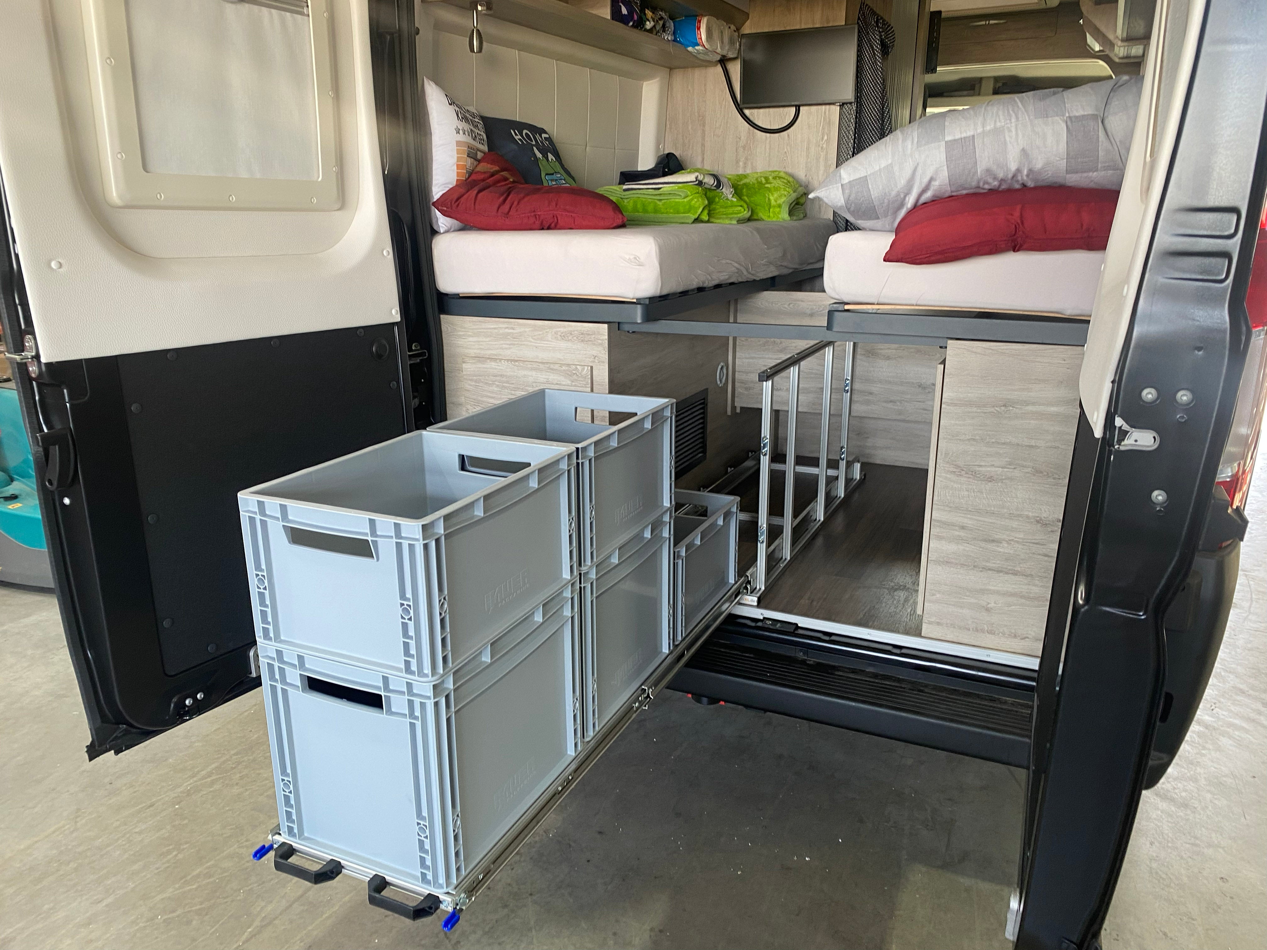 Rear pull-out camper van standard 1200mm x 800mm