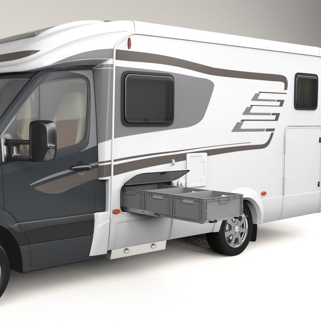 Dubbellaags uittrek 1200mm x 600mm